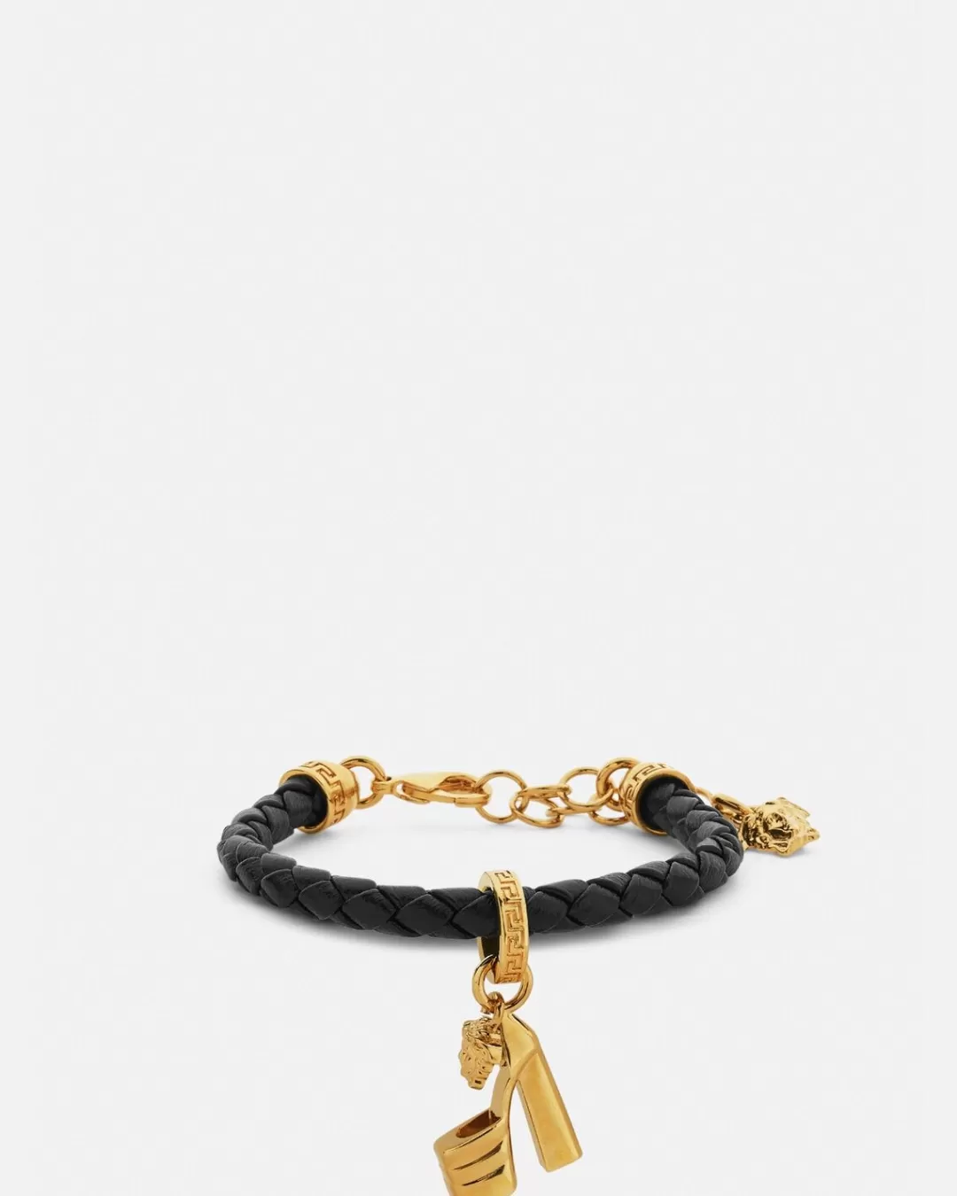 Aevitas Braided Leather Bracelet*Versace Cheap