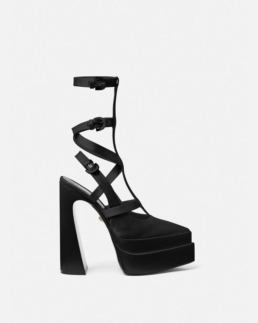 Aevitas Pointy Cage Platform Pumps*Versace Store