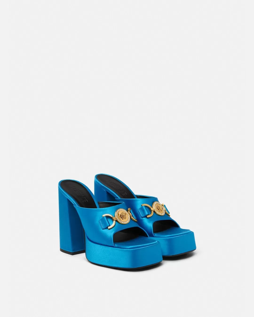 Aevitas Satin Platform Mules*Versace Best