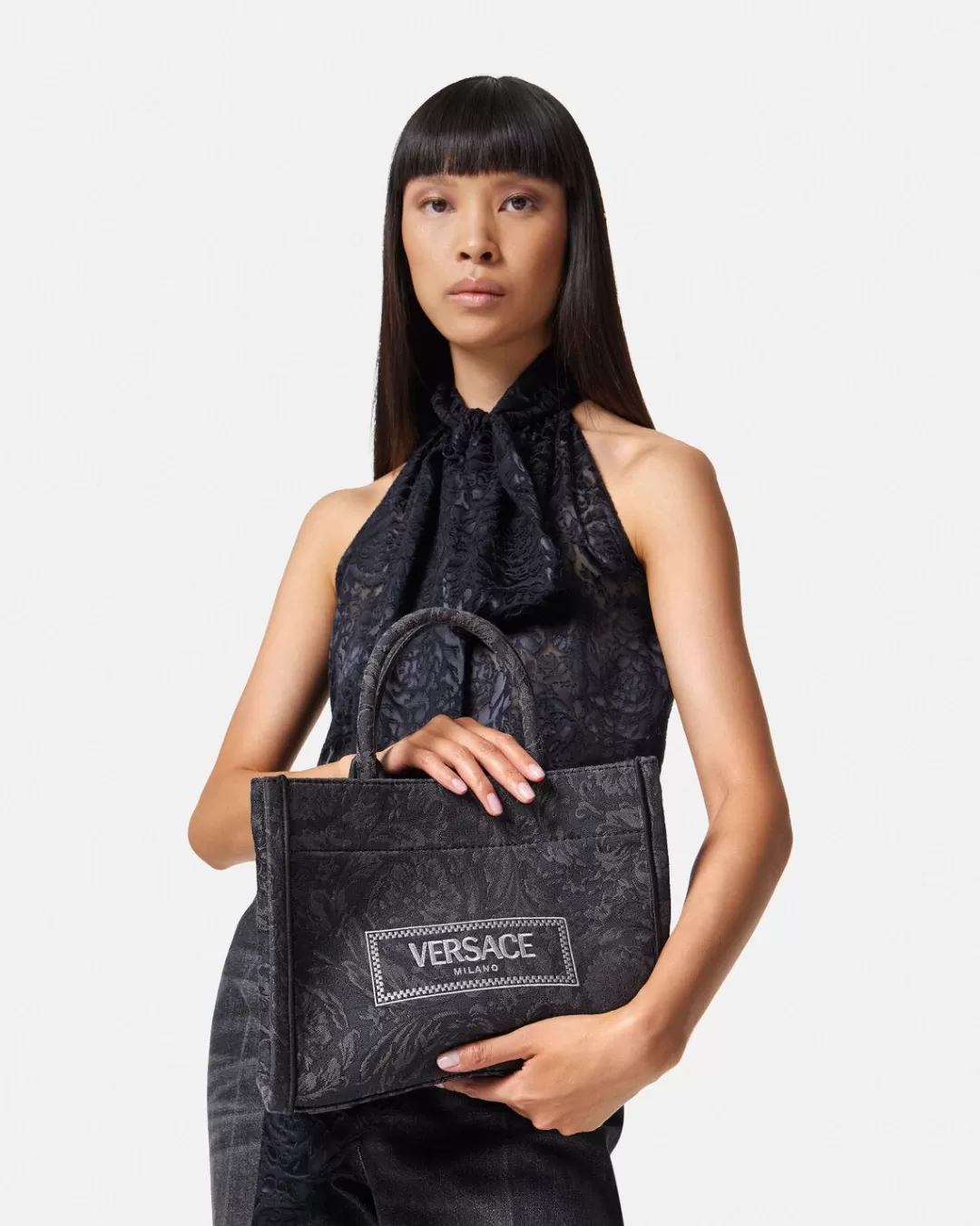 Barocco Athena Small Tote Bag*Versace Flash Sale