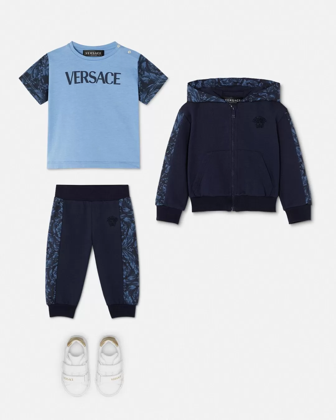 Barocco Baby Hoodie*Versace Discount