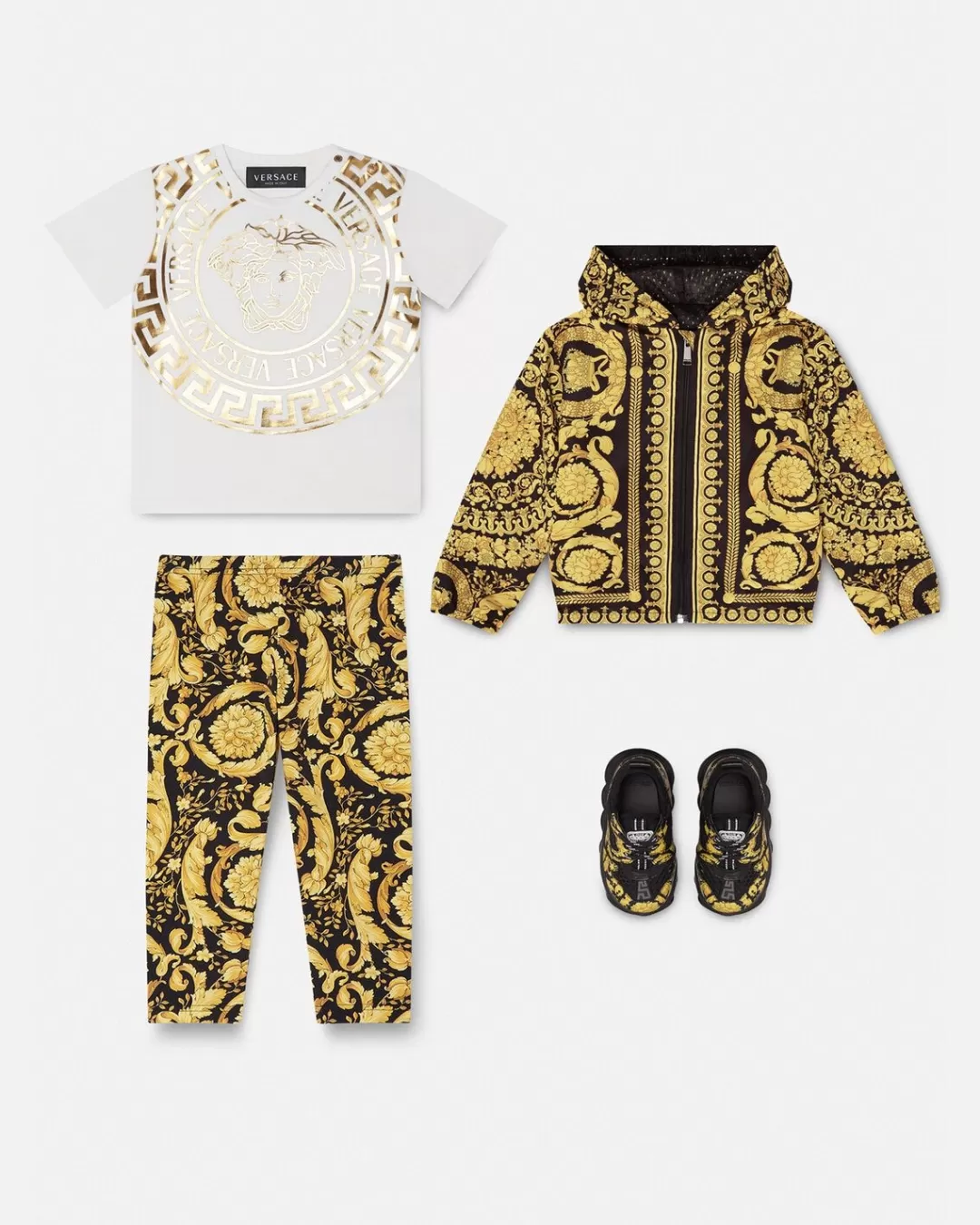 Barocco Baby Leggings*Versace Outlet