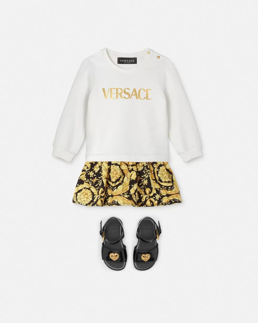 Barocco Baby Sweatshirt Dress*Versace Sale