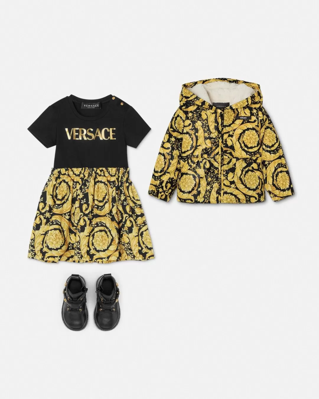 Barocco Baby T-Shirt Dress*Versace Discount