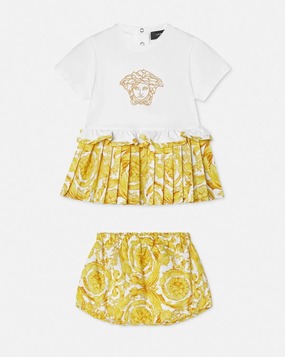 Barocco Baby T-Shirt Dress Set*Versace Cheap