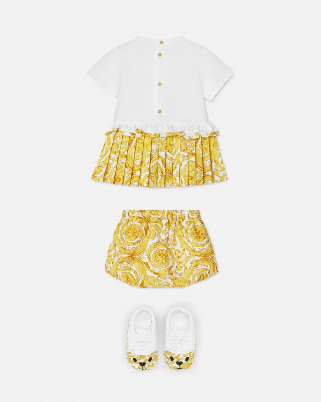 Barocco Baby T-Shirt Dress Set*Versace Cheap