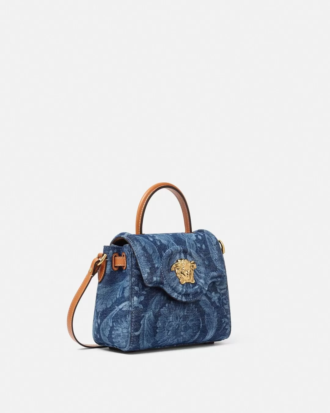 Barocco Denim La Medusa Small Handbag*Versace Clearance