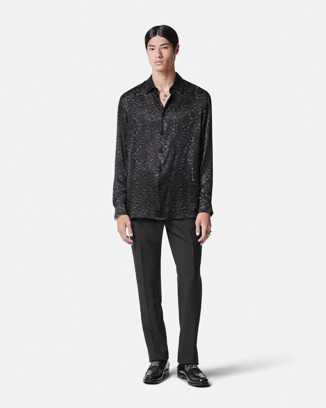 Barocco Devore Silk Shirt*Versace Online