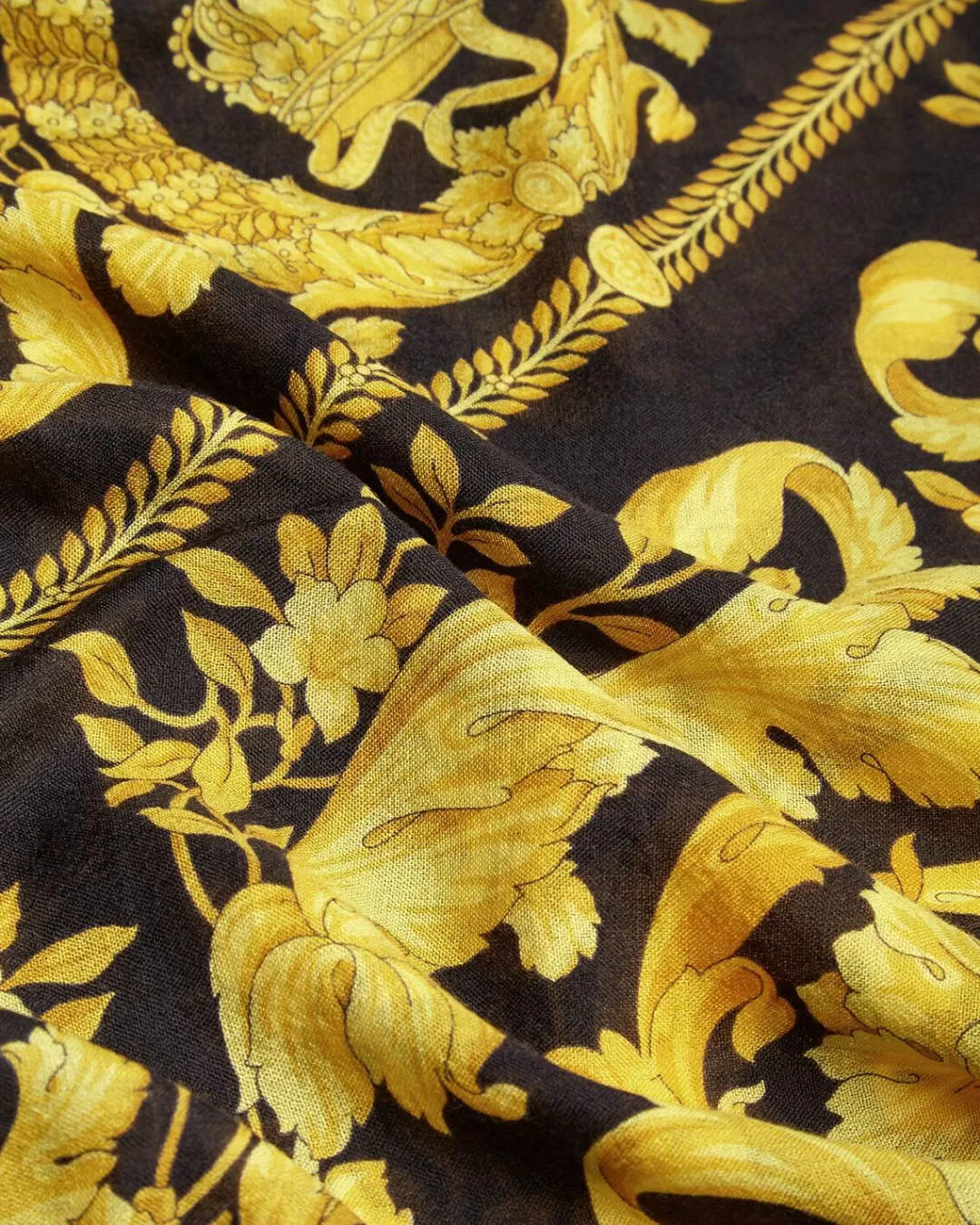 Barocco Fringed Shawl 55"*Versace Cheap