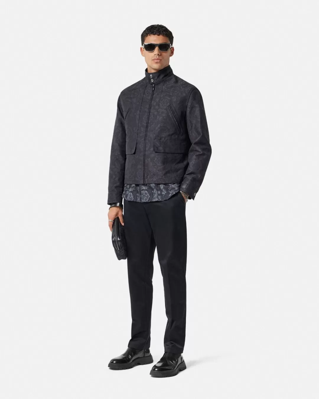 Barocco Jacquard Blouson Jacket*Versace Flash Sale