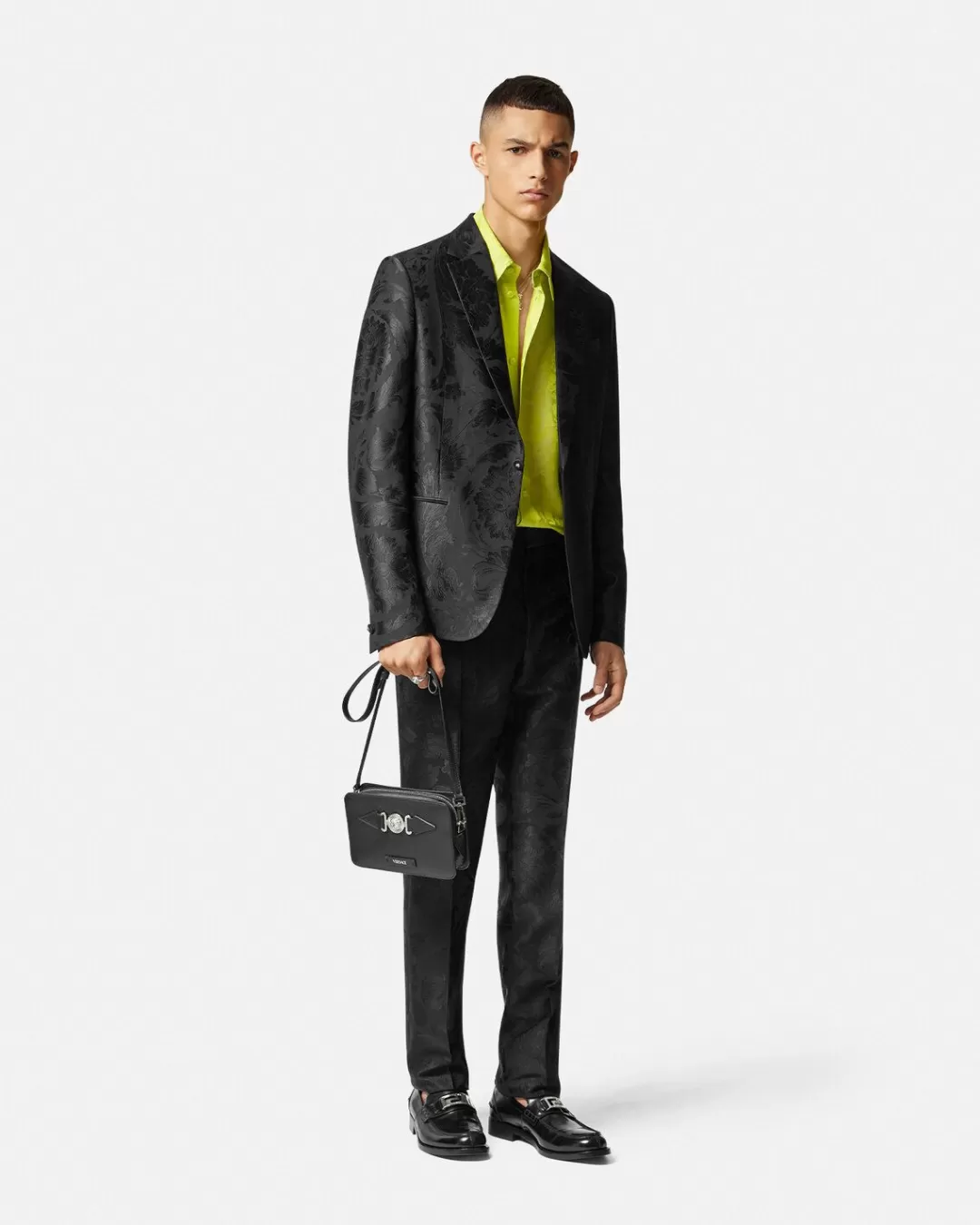 Barocco Jacquard Single-Breasted Blazer*Versace Sale