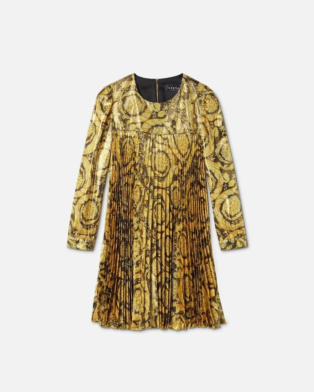 Barocco Kids Lame Pleated Dress*Versace Flash Sale