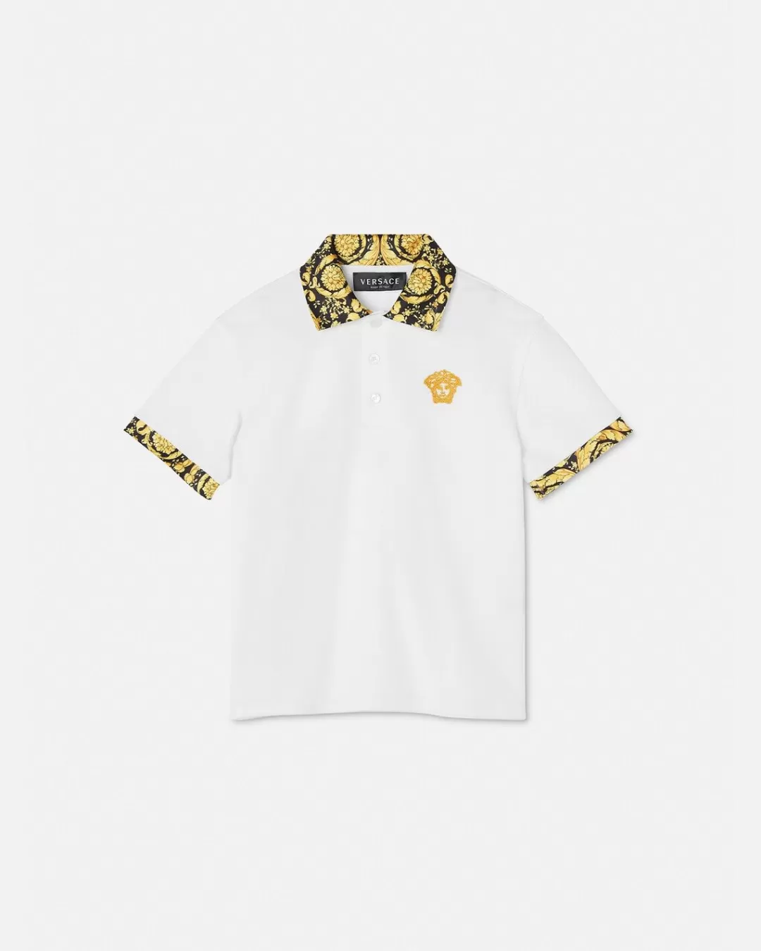 Barocco Kids Polo Shirt*Versace Cheap