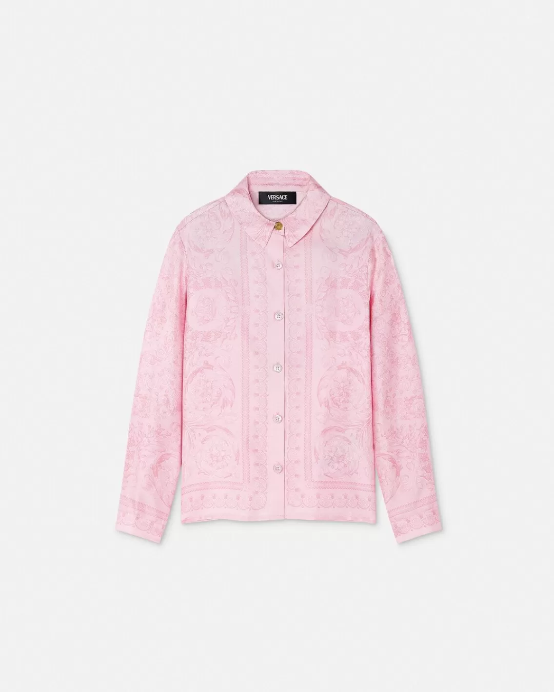 Barocco Kids Silk Shirt*Versace Sale