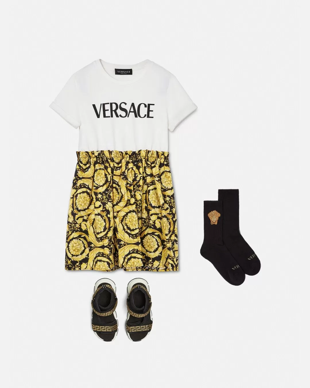 Barocco Kids T-Shirt Dress*Versace Cheap