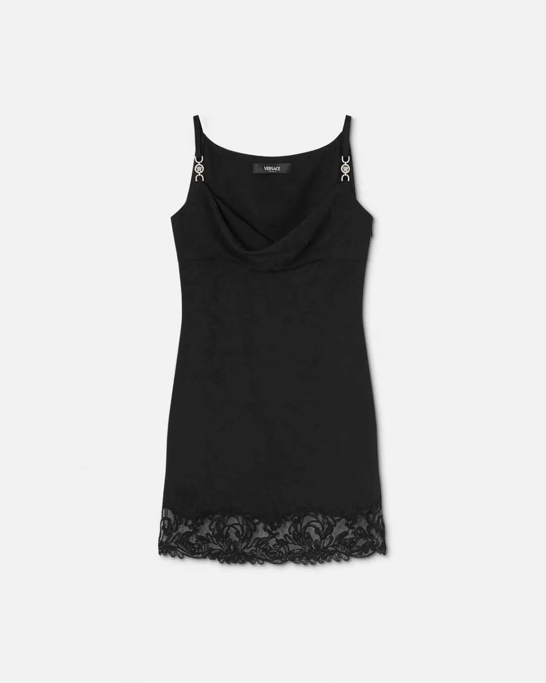 Barocco Lace Cowl Mini Dress*Versace Flash Sale