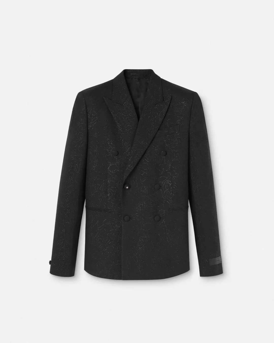 Barocco Lurex Double-Breasted Blazer*Versace Best