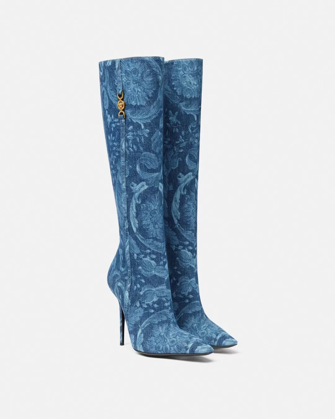 Barocco Medusa '95 Knee-High Boots*Versace Cheap