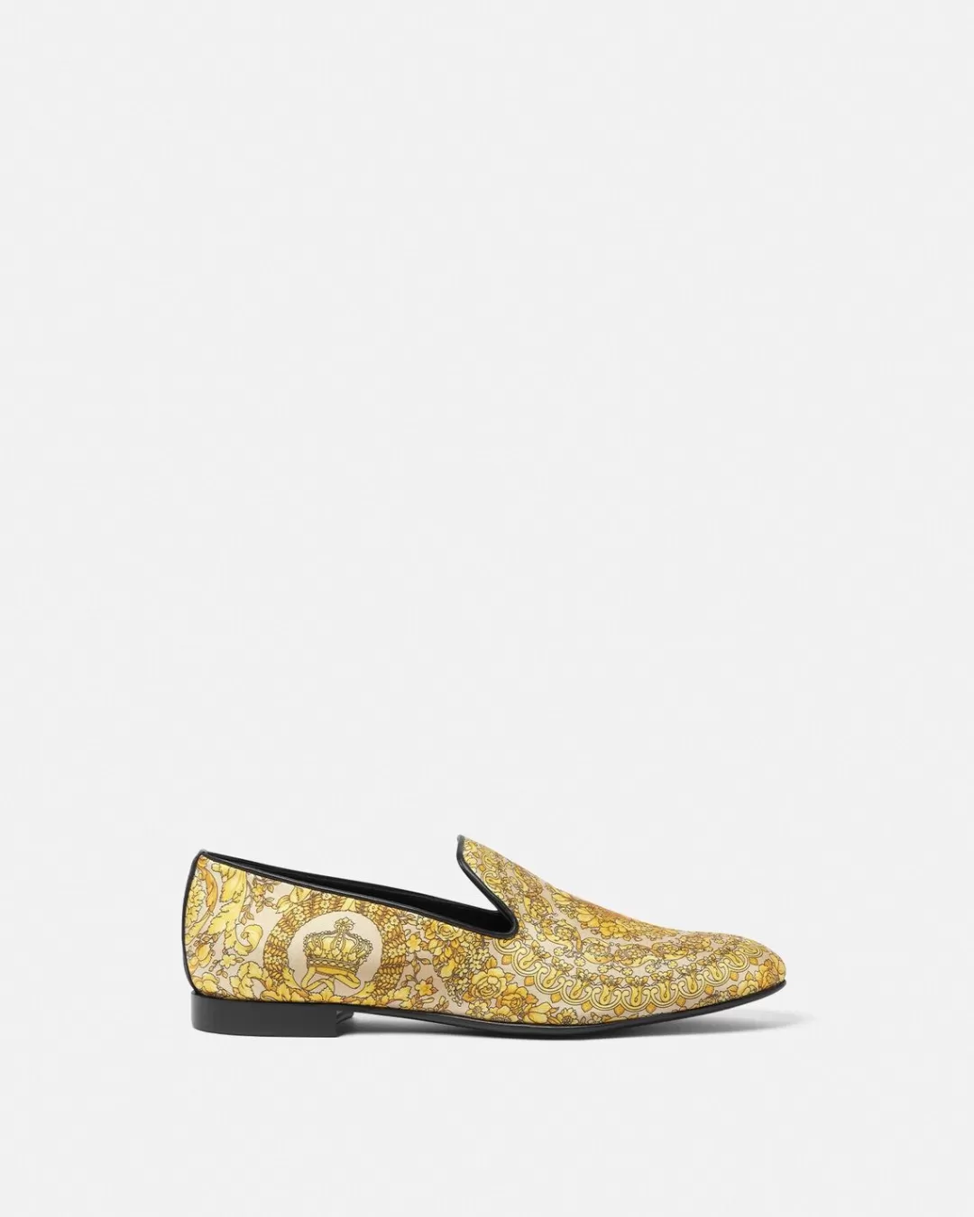 Barocco Satin Slippers*Versace Outlet