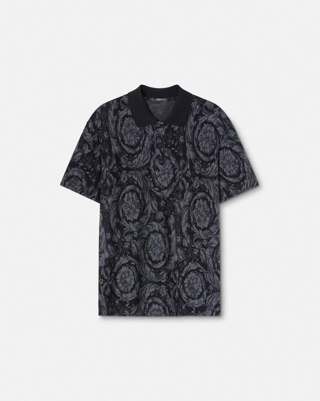 Barocco Short-Sleeved Polo Shirt*Versace Best