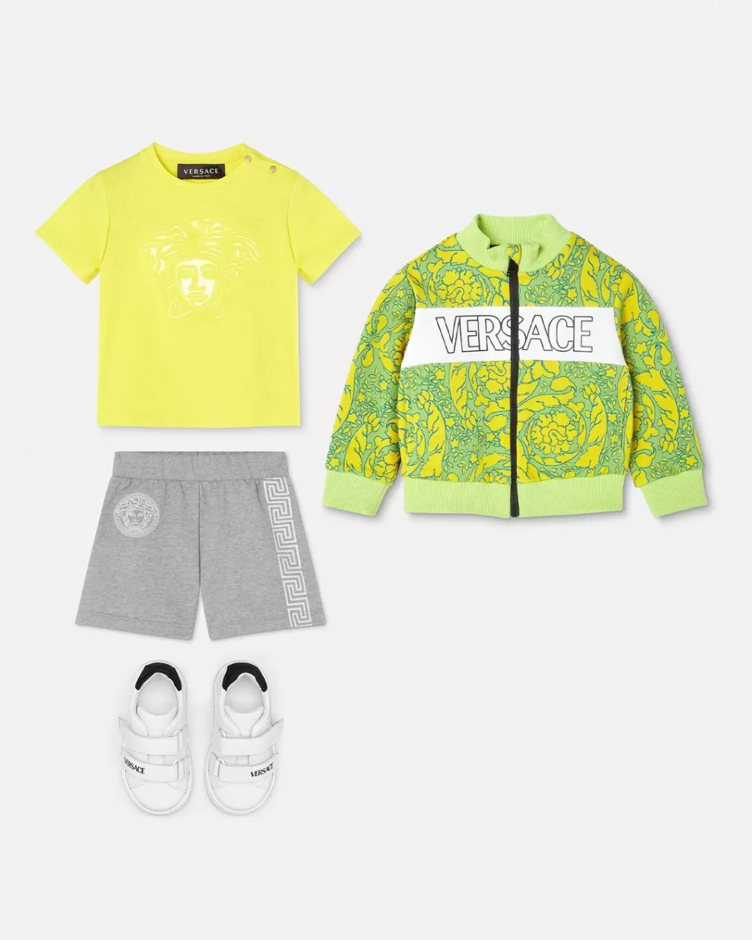 Barocco Silhouette Baby Sweatshirt*Versace Discount