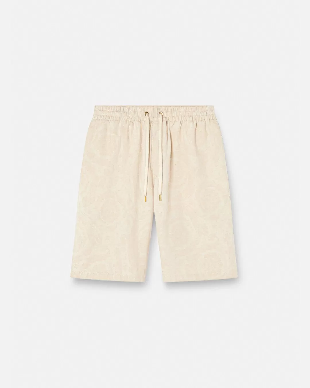 Barocco Silhouette Chambray Shorts*Versace Fashion