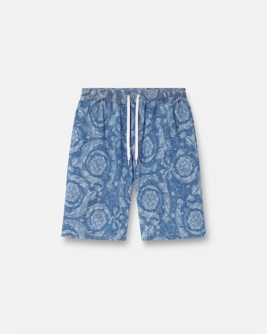 Barocco Silhouette Denim Shorts*Versace Best