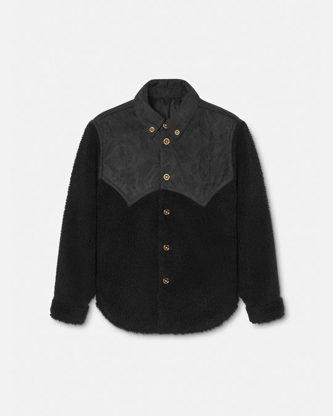 Barocco Silhouette Fleece Jacket*Versace Discount