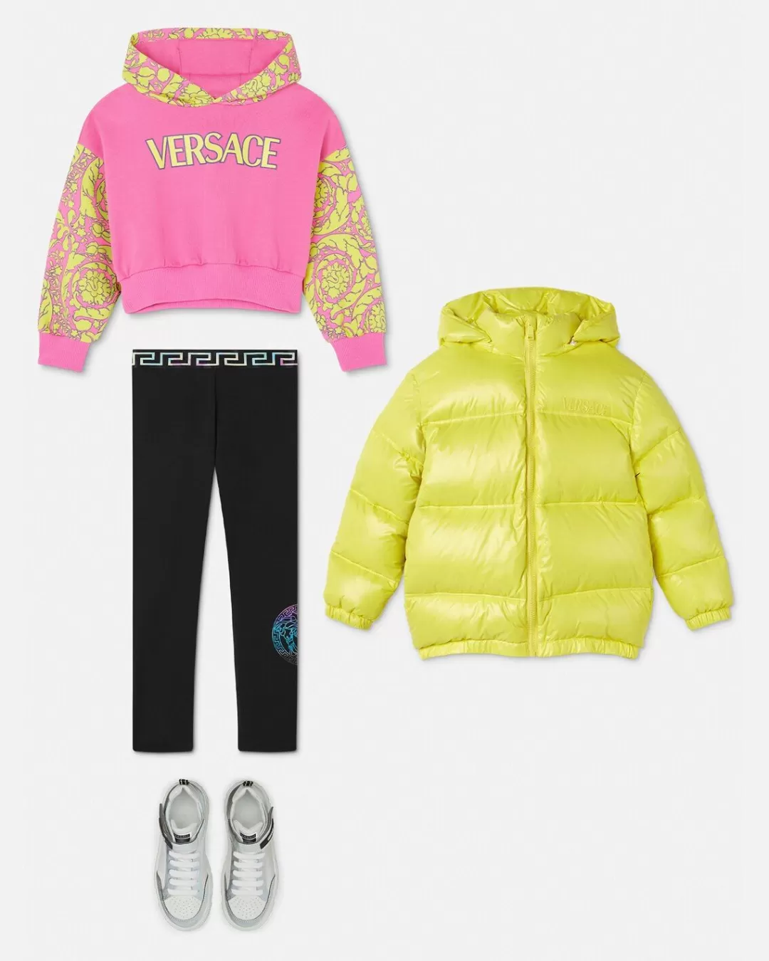 Barocco Silhouette Kids Hoodie*Versace Sale