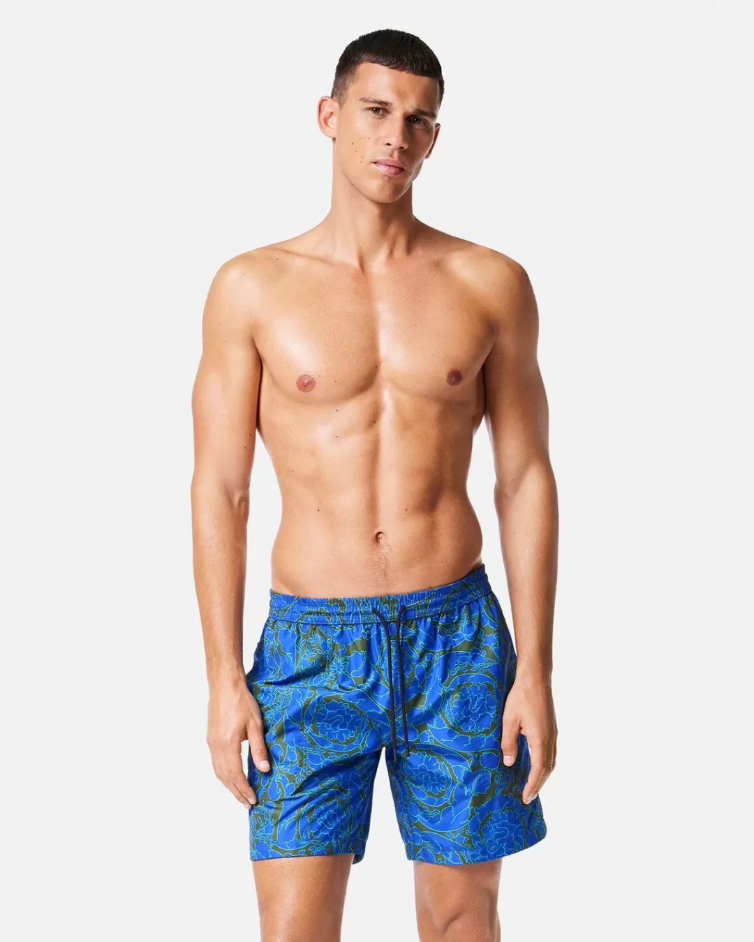 Barocco Silhuette Reversible Boardshorts*Versace Shop