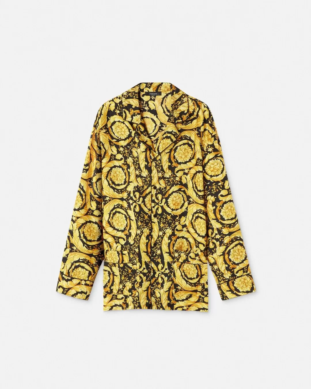 Barocco Silk Pajama Top*Versace Outlet