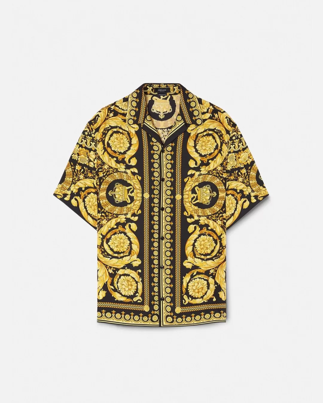 Barocco Silk Shirt*Versace New