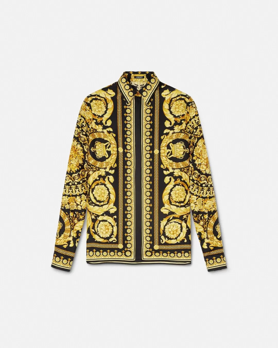 Barocco Silk Shirt*Versace New