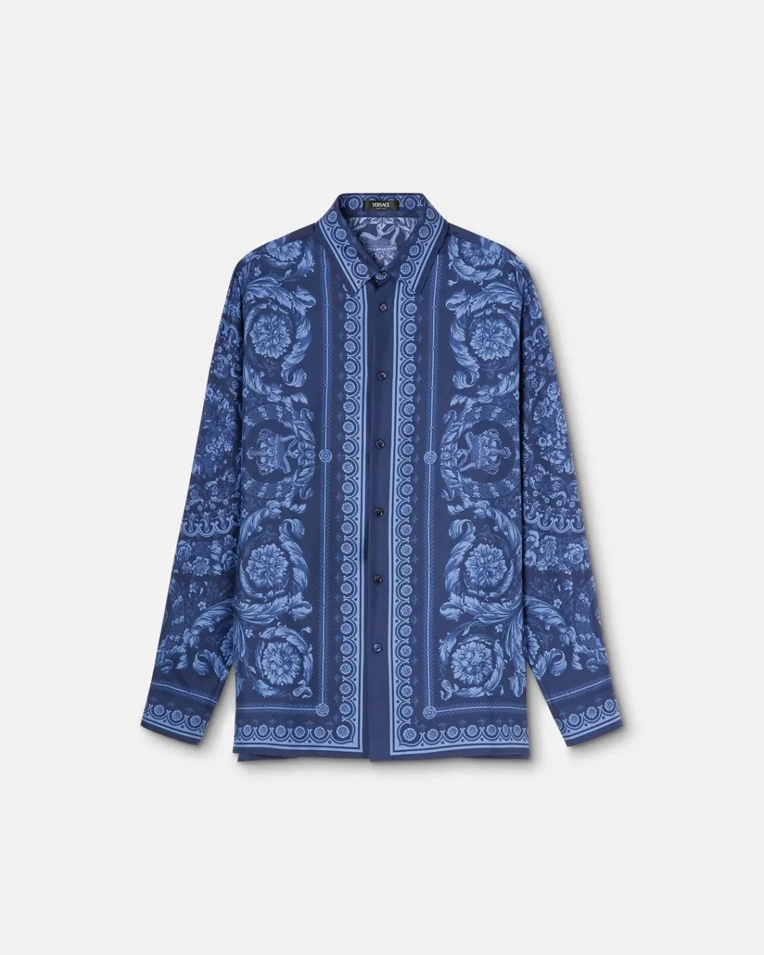 Barocco Silk Shirt*Versace Fashion