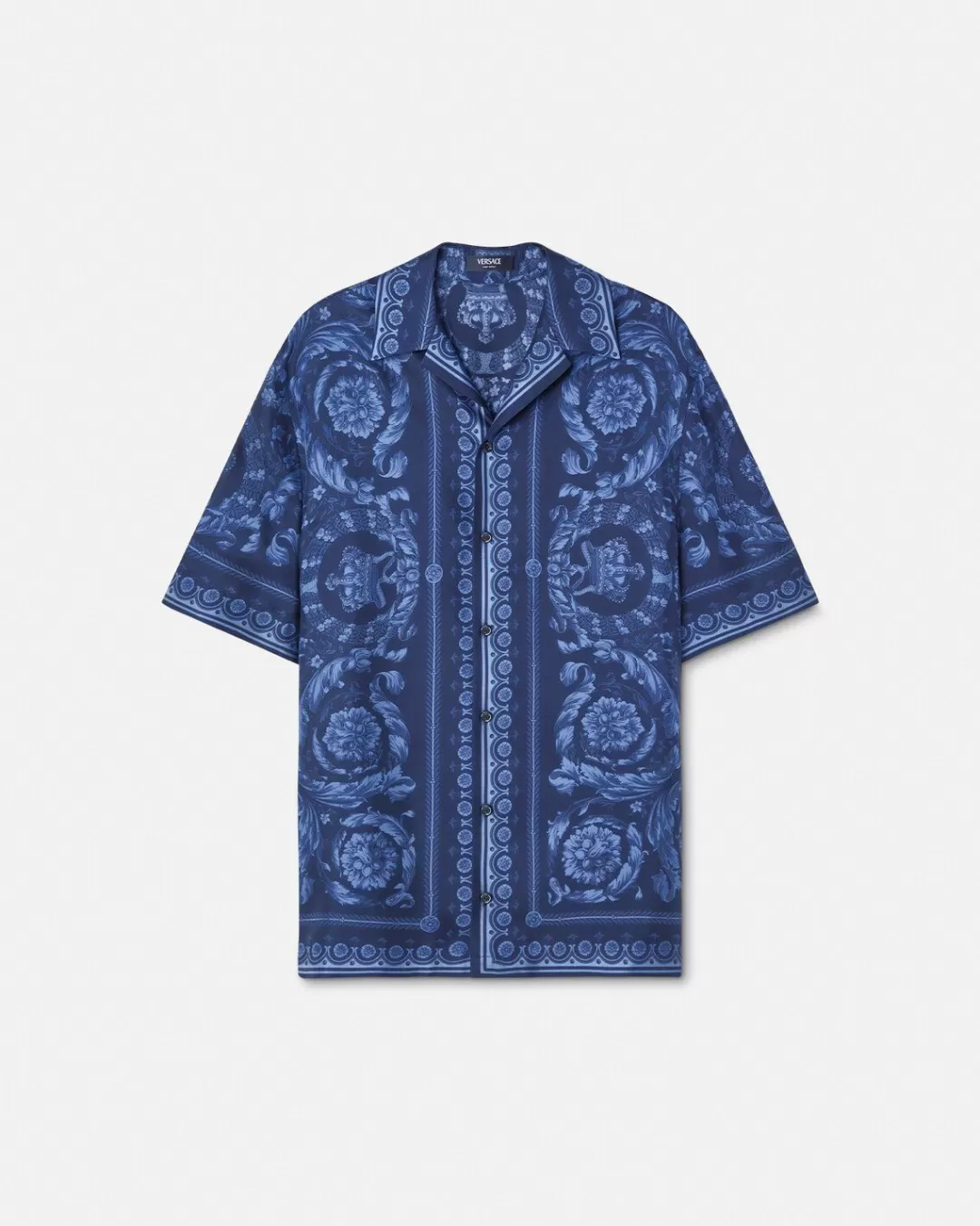 Barocco Silk Shirt*Versace Clearance