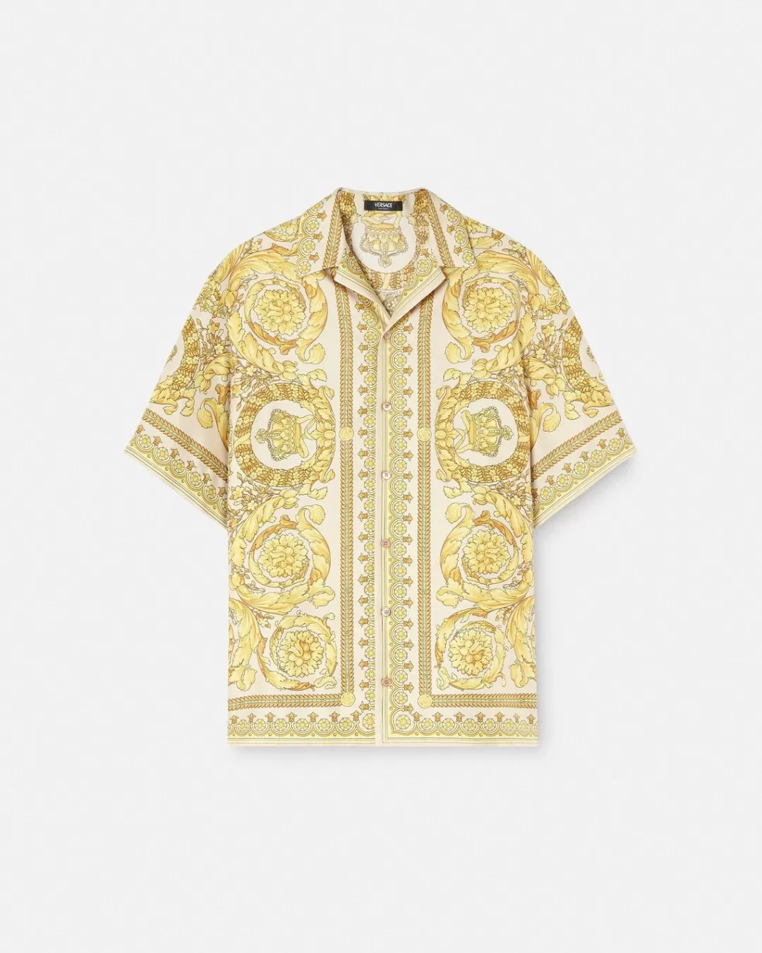 Barocco Silk Shirt*Versace Clearance