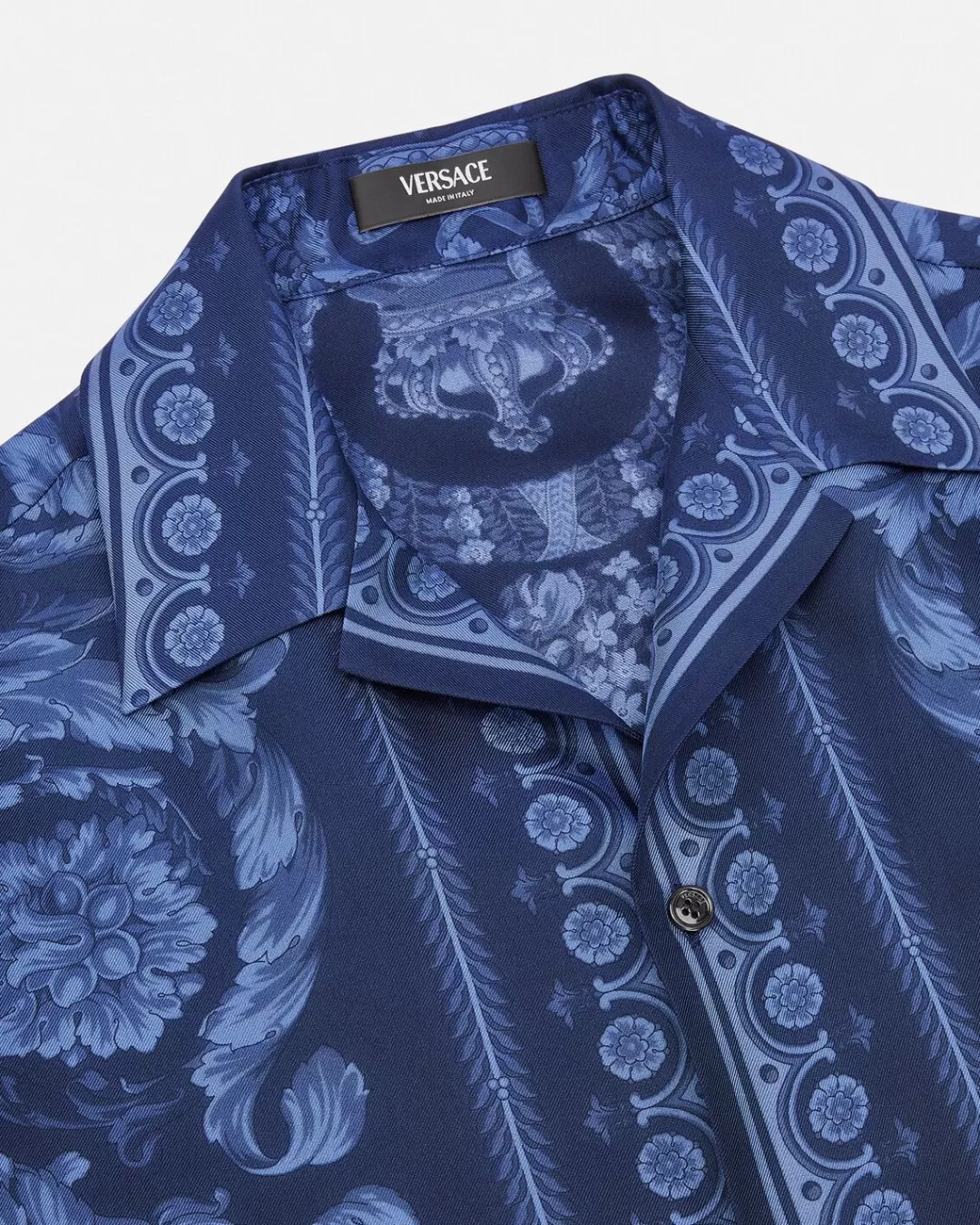 Barocco Silk Shirt*Versace Clearance