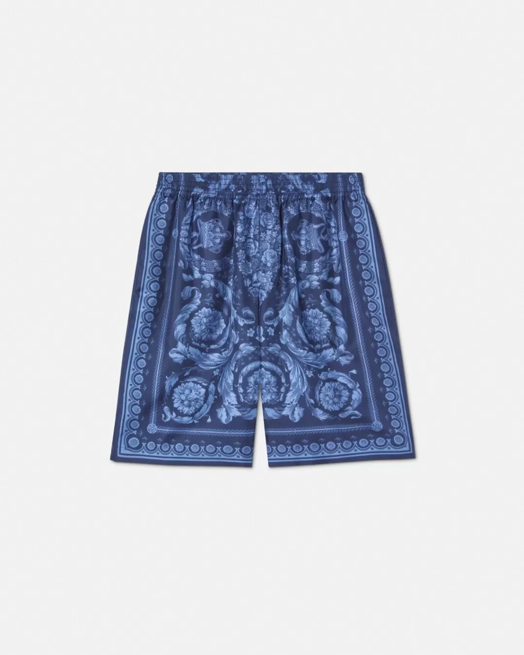 Barocco Silk Shorts*Versace Discount