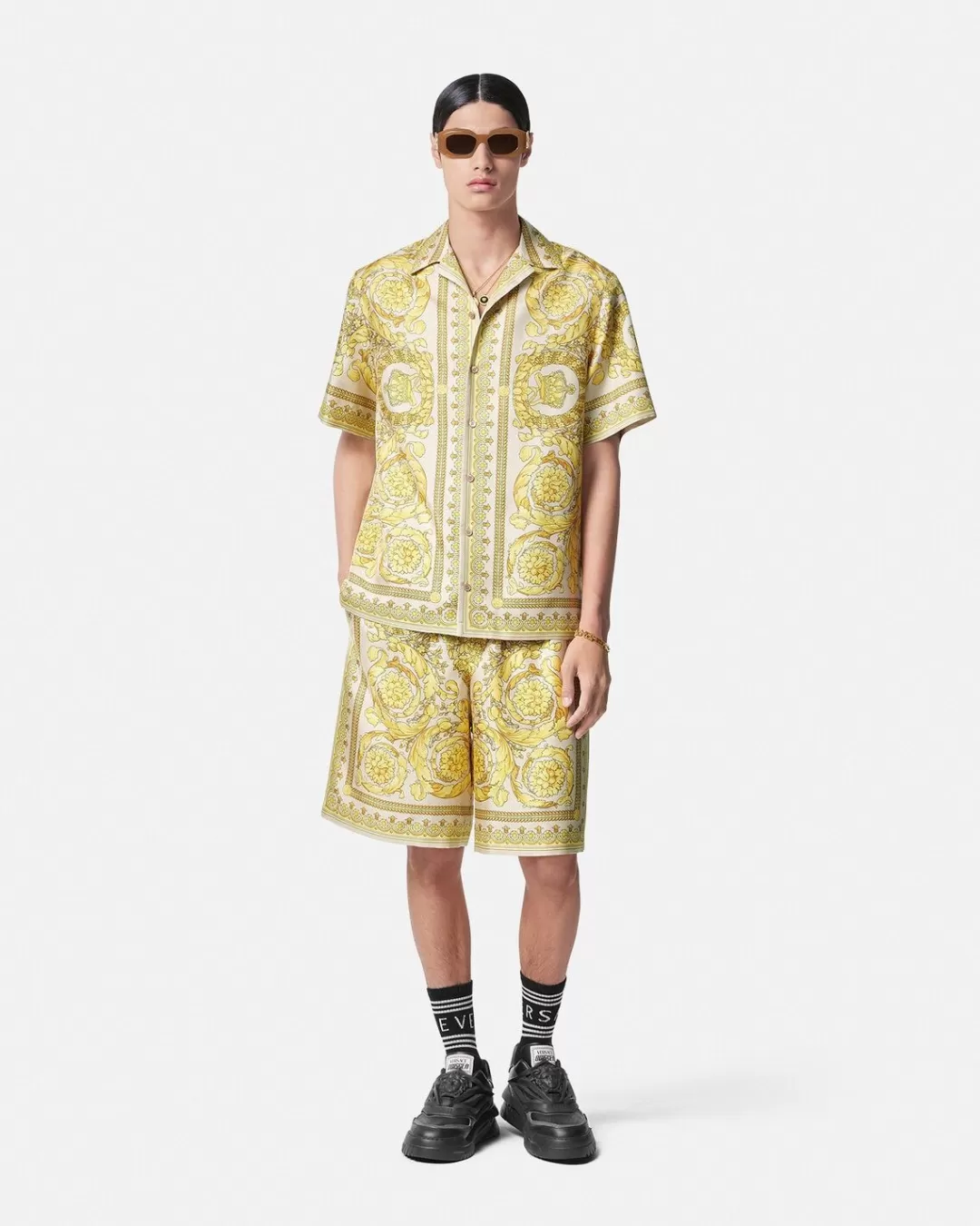 Barocco Silk Shorts*Versace Shop