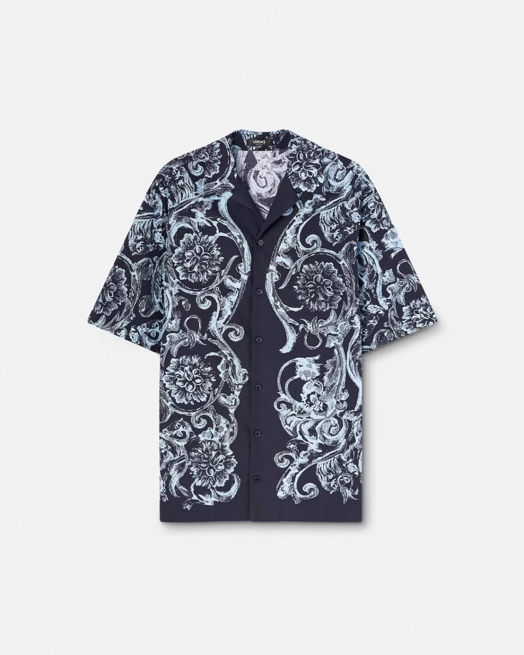 Barocco Stencil Cotton Shirt*Versace Sale