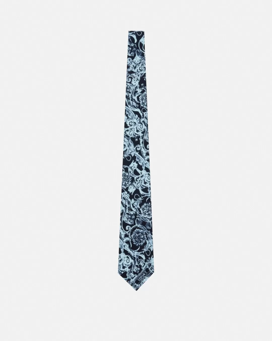 Barocco Stencil Silk Tie*Versace Outlet