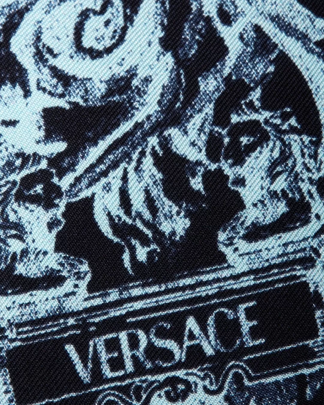 Barocco Stencil Silk Tie*Versace Outlet