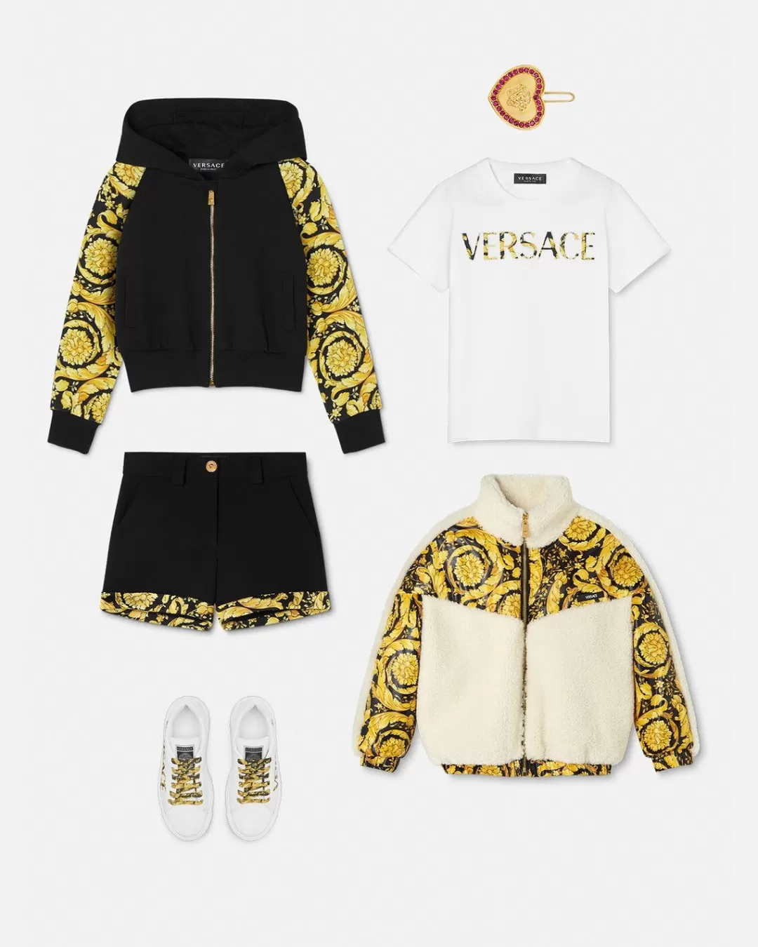 Barocco Teddy Kids Jacket*Versace Flash Sale