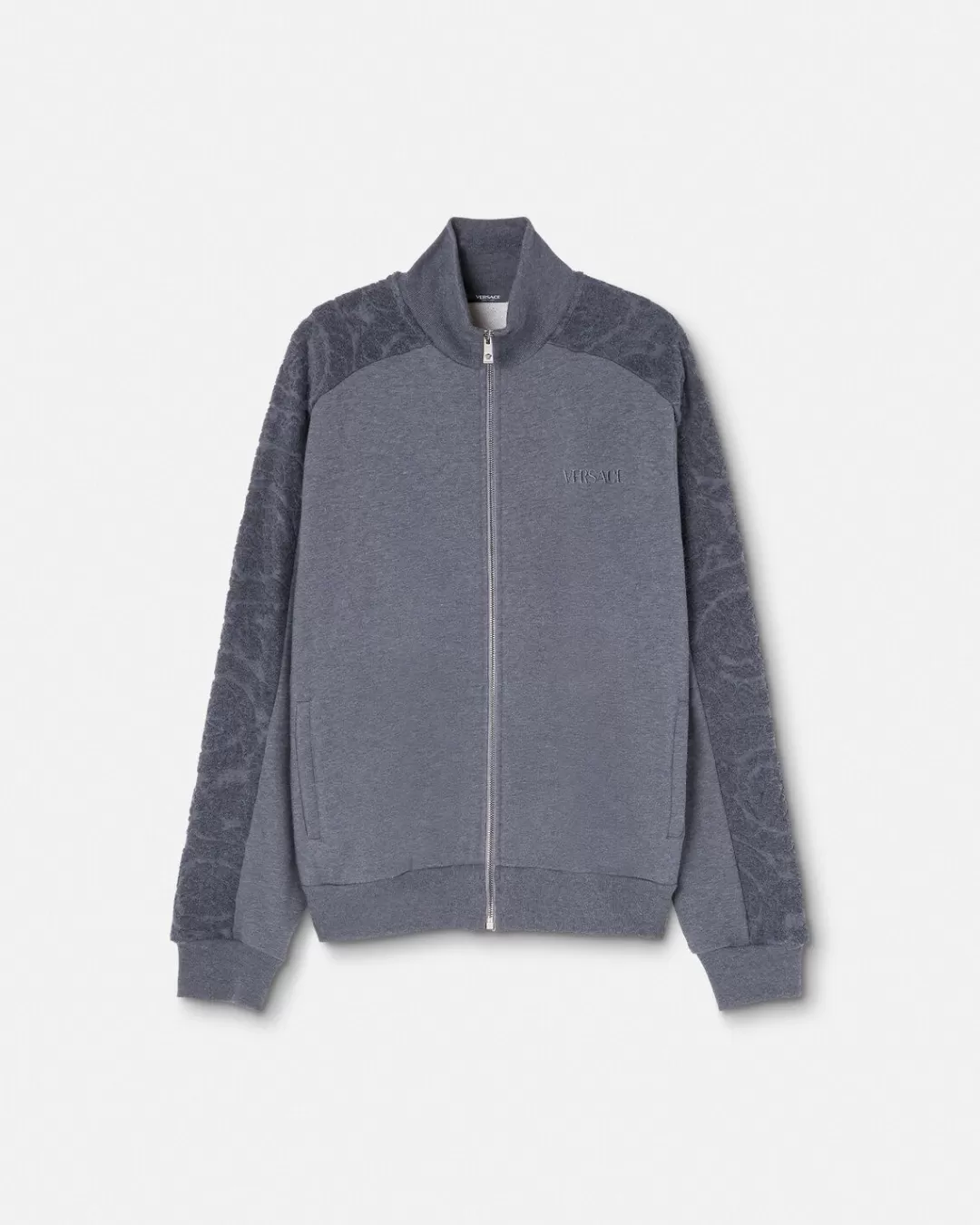 Barocco Towel Zip Sweatshirt*Versace Flash Sale