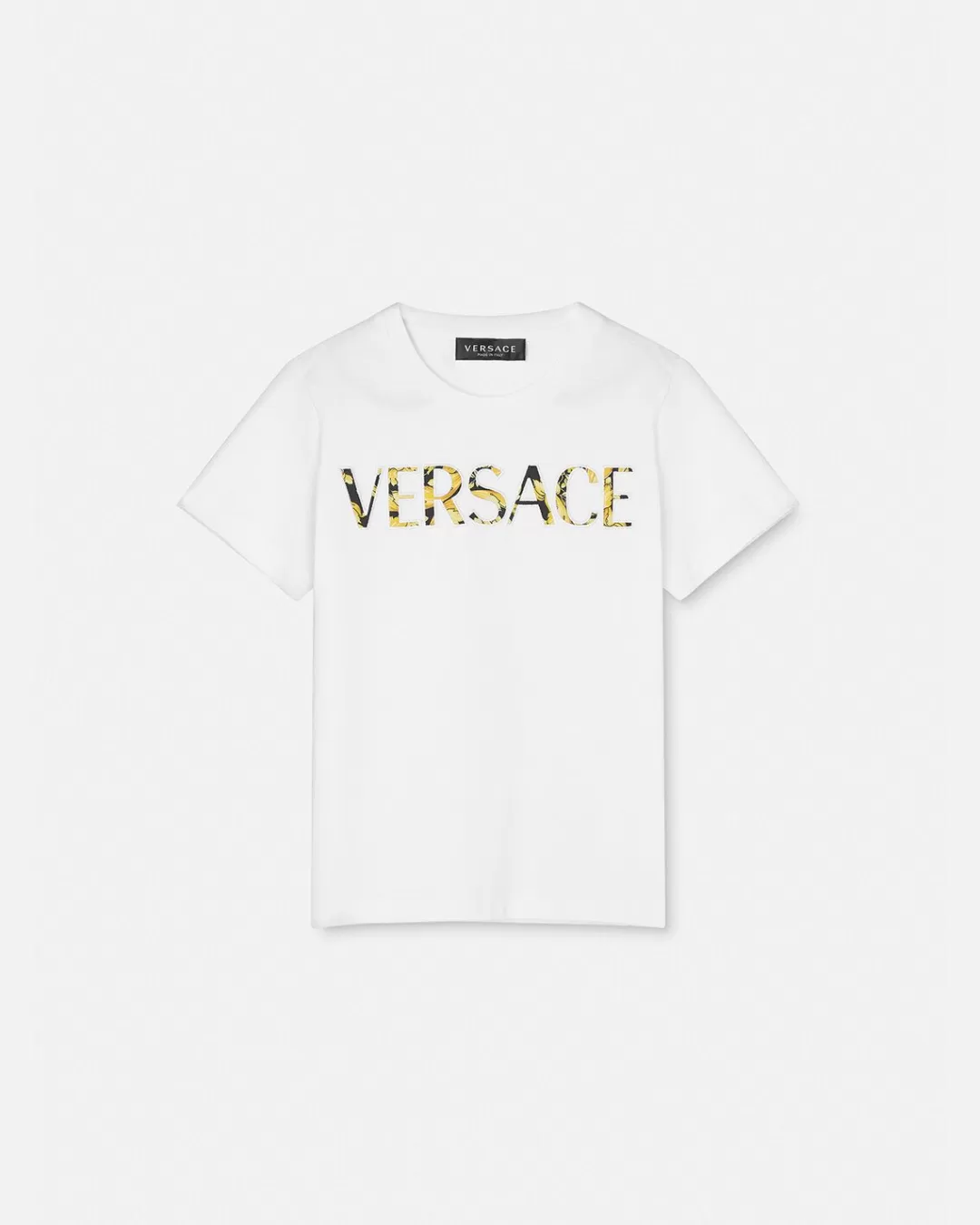 Barocco Logo Kids T-Shirt*Versace Discount