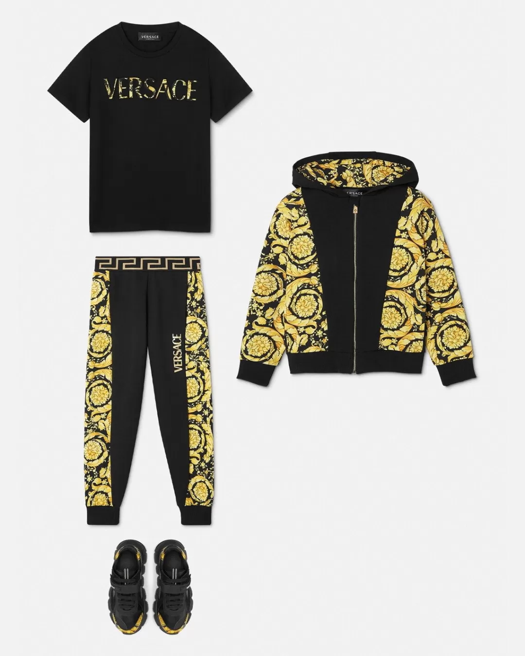 Barocco Logo Kids T-Shirt*Versace Shop