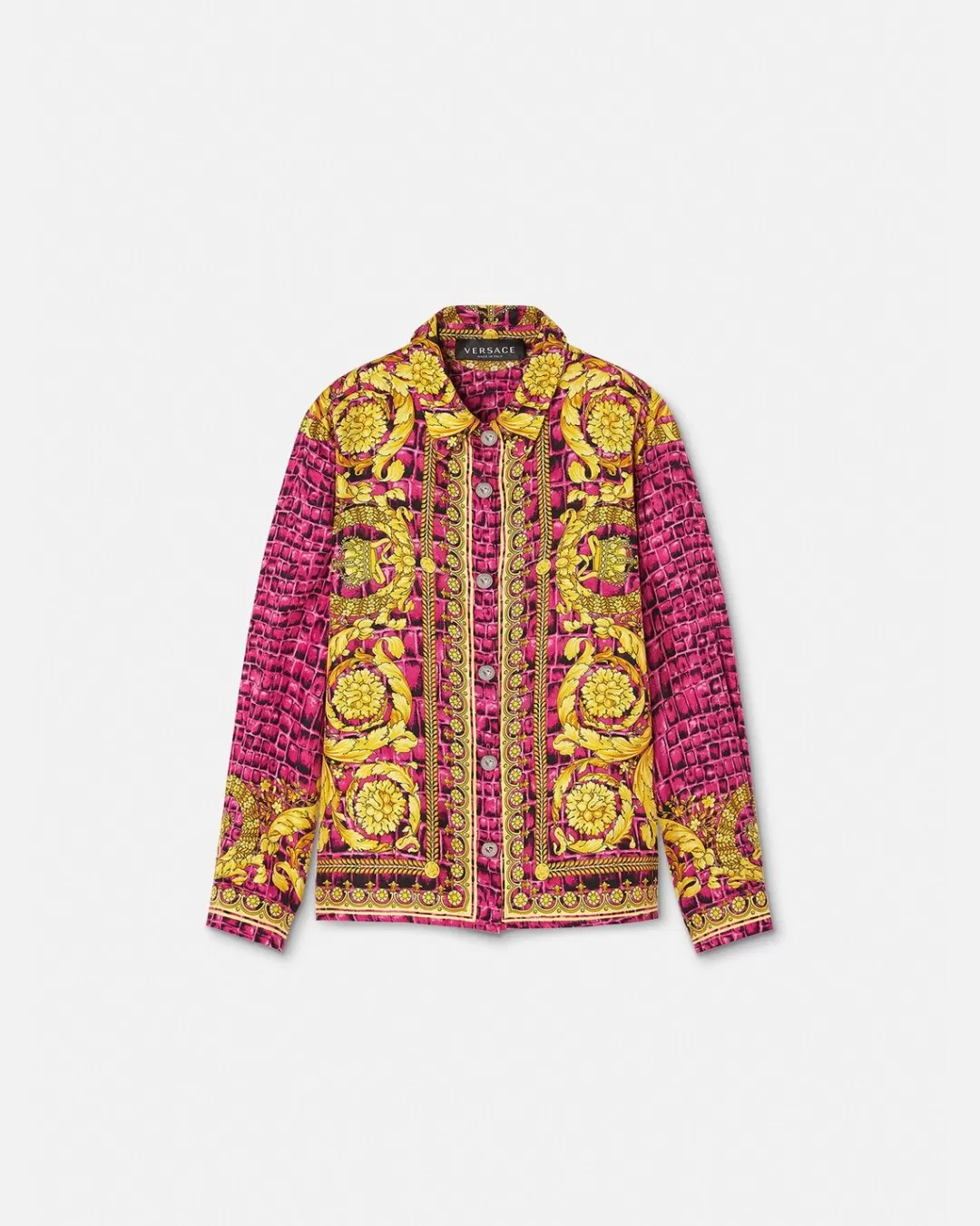 Baroccodile Kids Silk Shirt*Versace Clearance