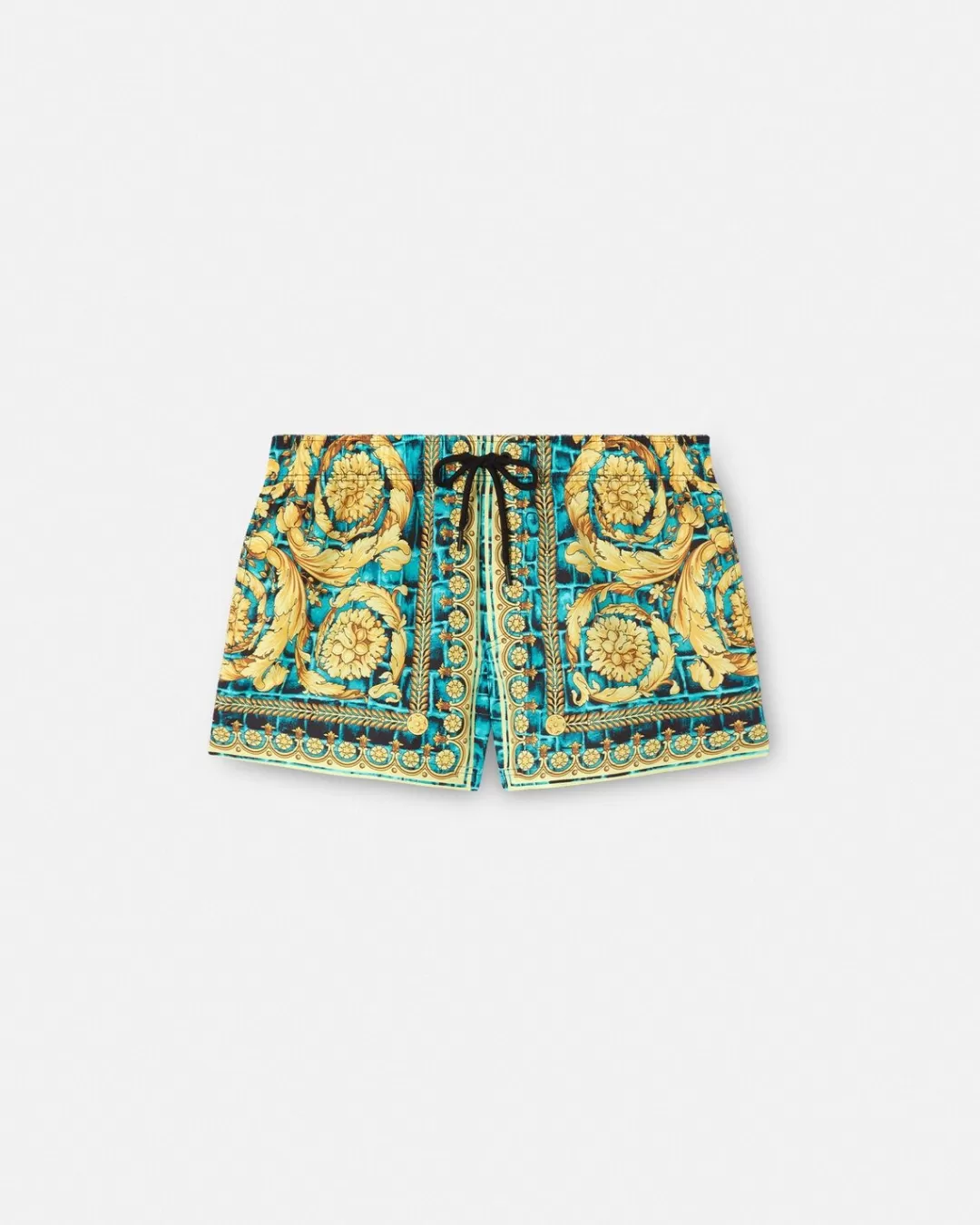 Baroccodile Swim Shorts*Versace Fashion