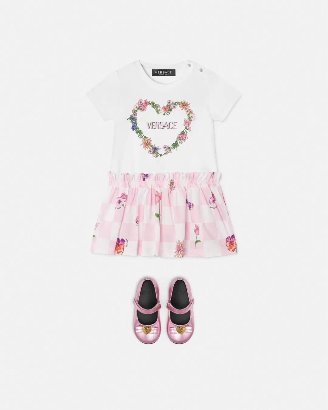 Blossom Baby T-Shirt Dress*Versace Store