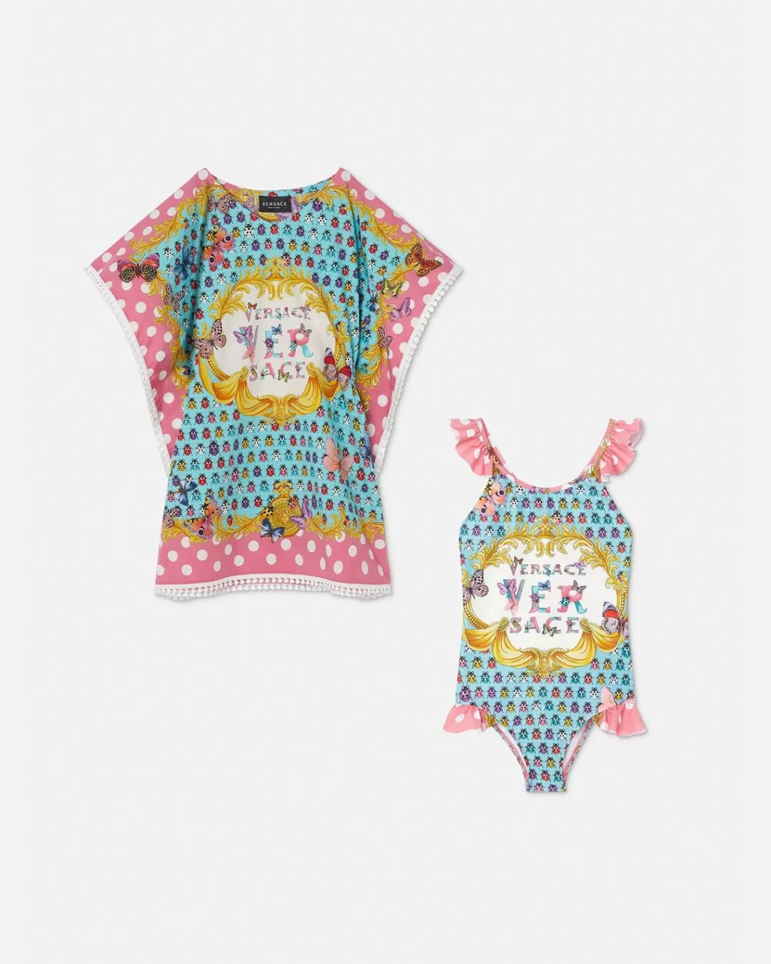 Butterflies Kids Cover-Up*Versace Best Sale